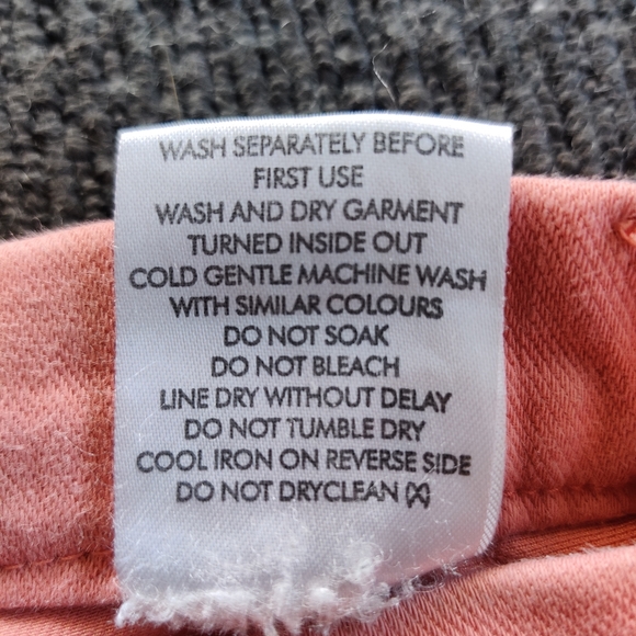 GRAE DENIM|| PEACHY PINK JEGGINGS SIZE S - Picture 8 of 12